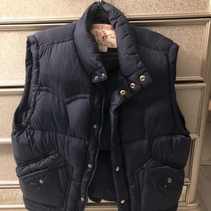 Blue true religion vest